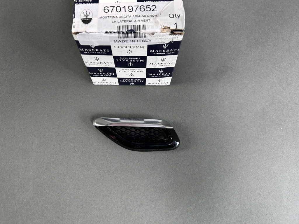 фото №1, Решётка крыла левая maserati grecale gt modena 670197652