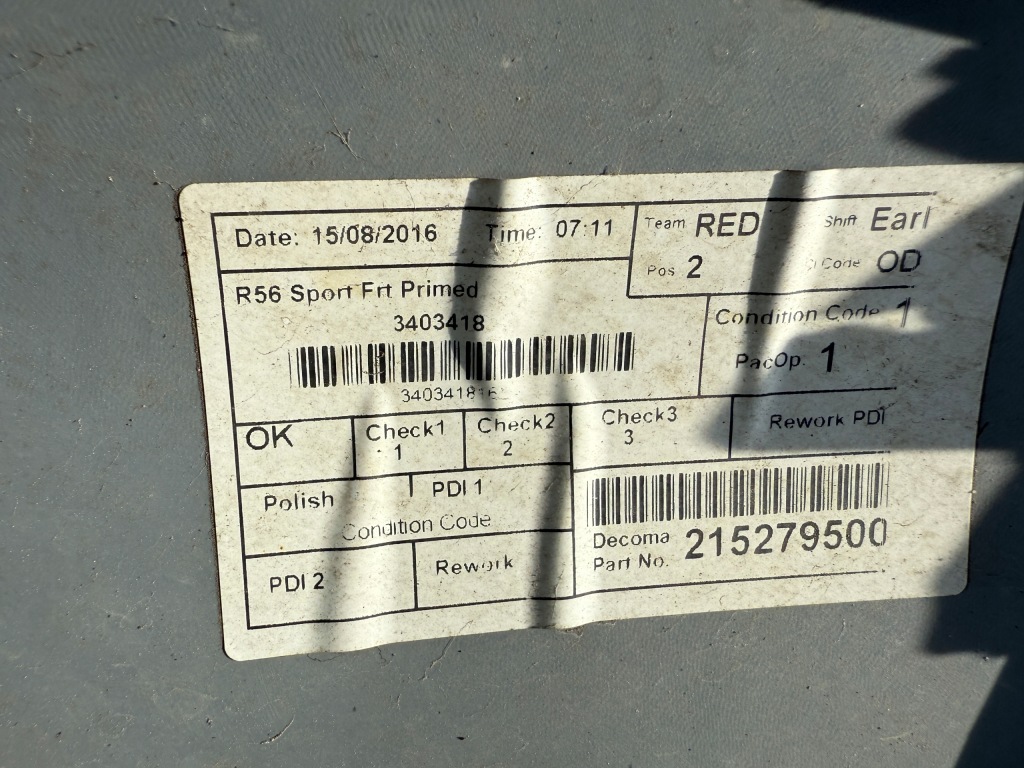 фото №8, Бампер перед передний mini cooper s sport r55 r56 r57 r58 r59 7147854