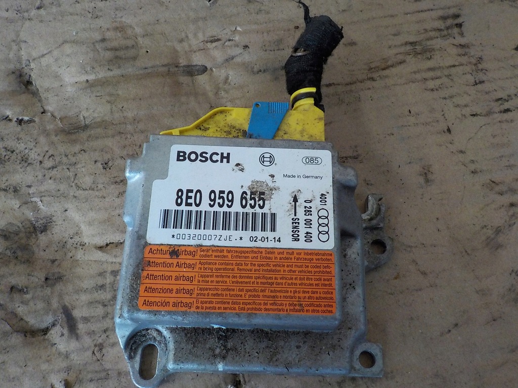 фото №1, Audi a4b6 2.0 alt модуль датчик подушка безпеки 8e0959655