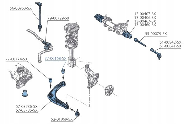 фото №2, Втулка рычага передняя renault safrane 2.2 3.0 92-96