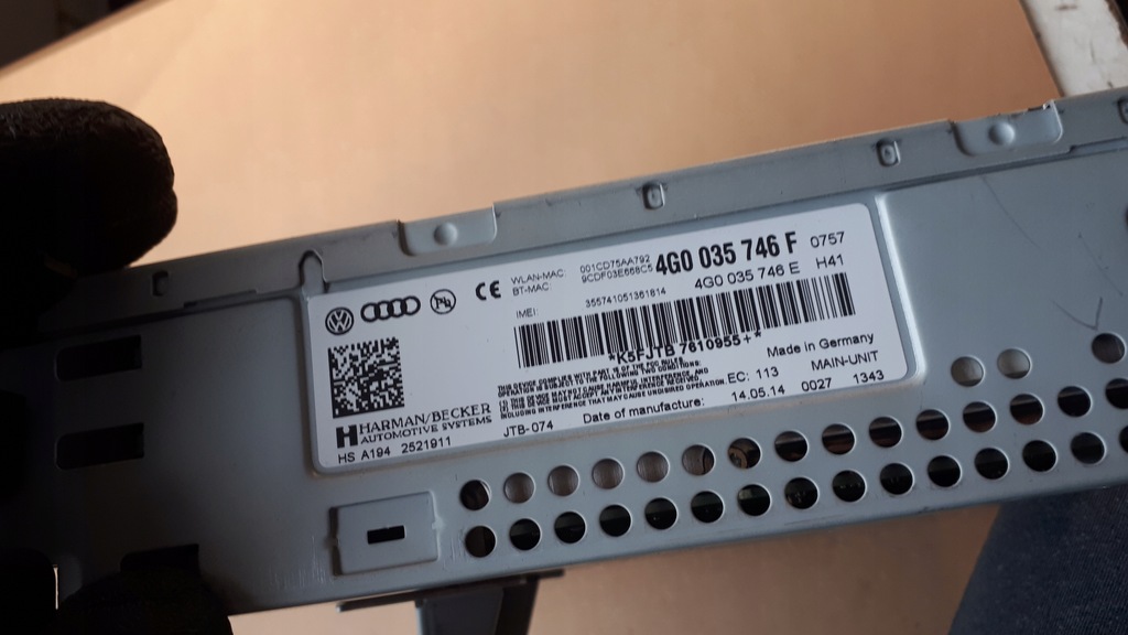 фото №7, A6 c7 4g мультимедіа блок станція mmi a7