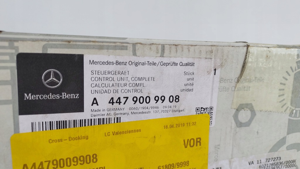 фото №3, Mercedes w447 модуль sterownic ecu