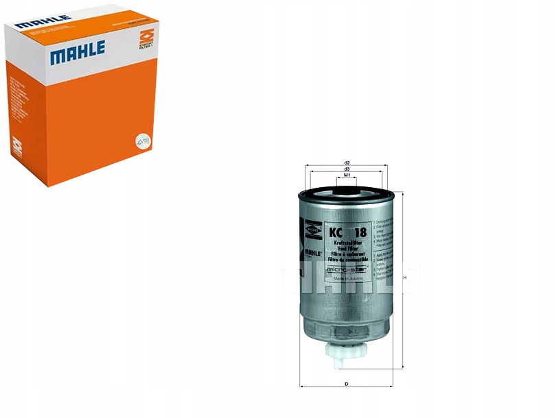 фото №1, Knecht фильтр топлива iveco daily ii eurocargo i-iii eurotech mp