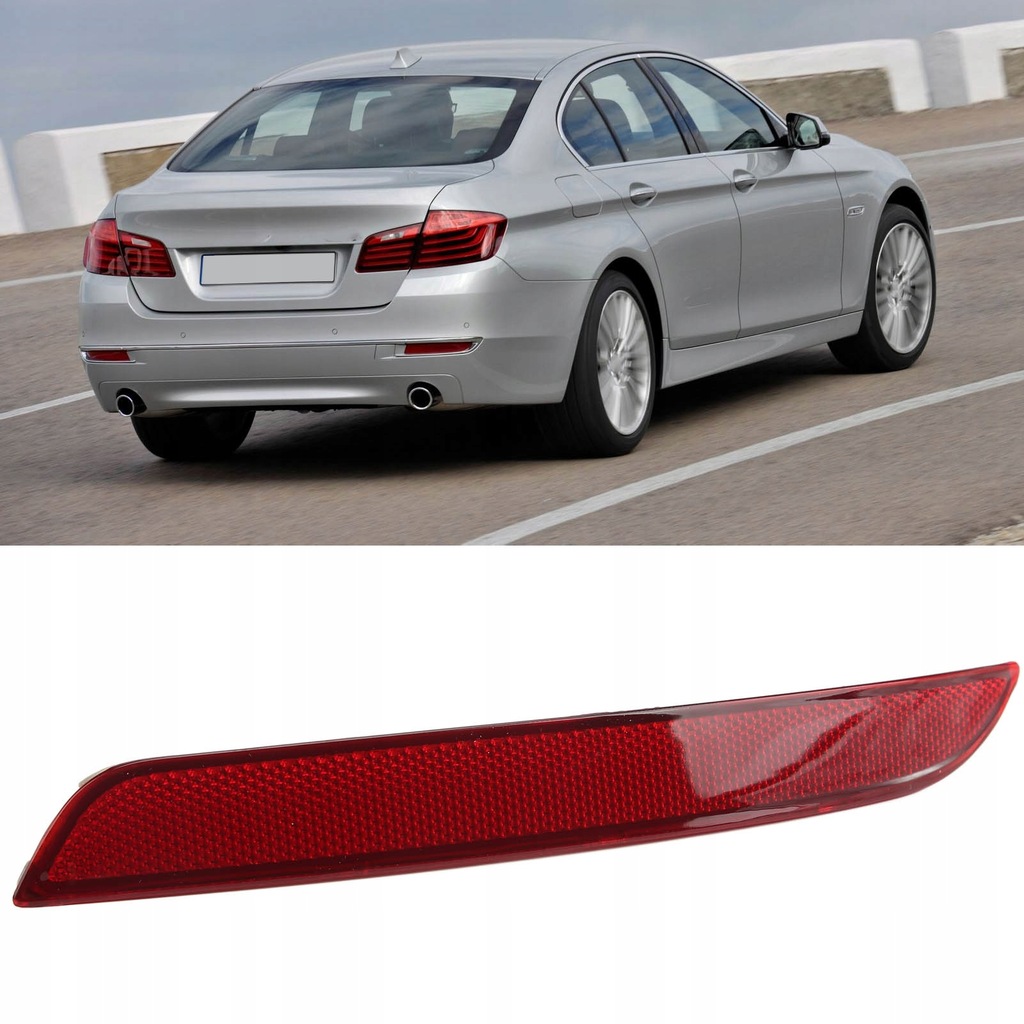 фото №9, Відбивач заднього бампера, червоний, відбивач,