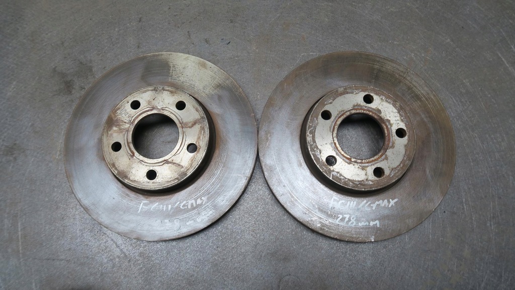 фото №1, Ford focus mk3 c-max mk2 тормозные диски тормозные 278mm