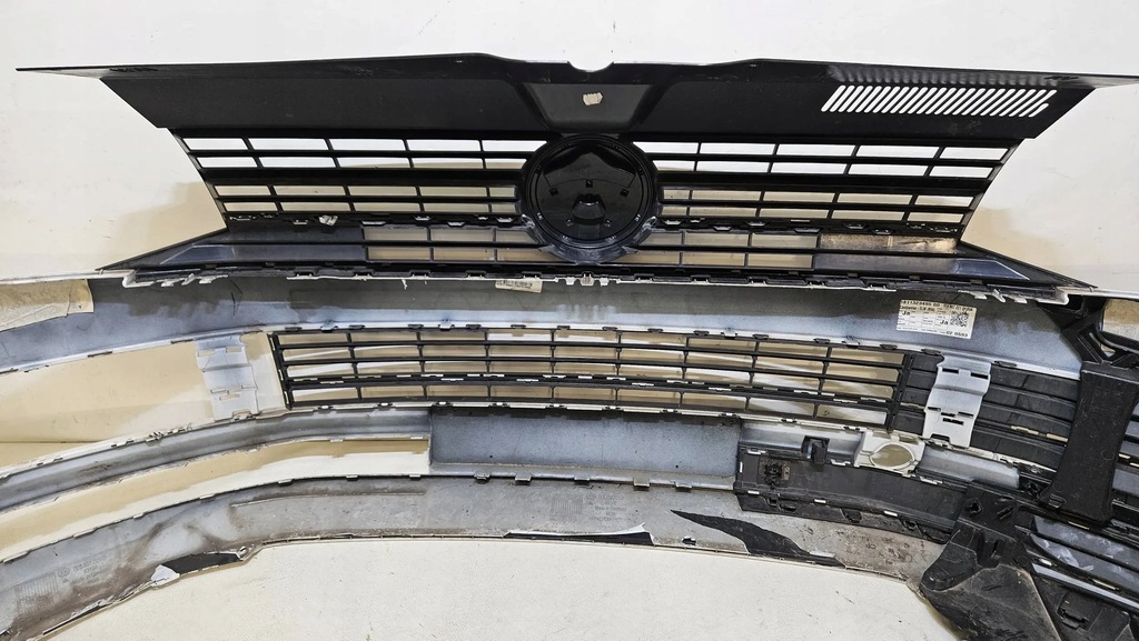 фото №12, Бампер перед передний решётка радиатора решётка радиатора vw t6 multivan 7e5807221d