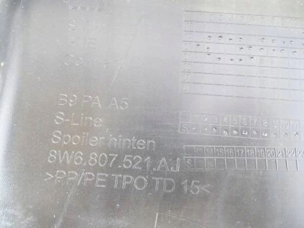 фото №9, Бампер диффузор audi a4 b9 s-line s4 lift black 7