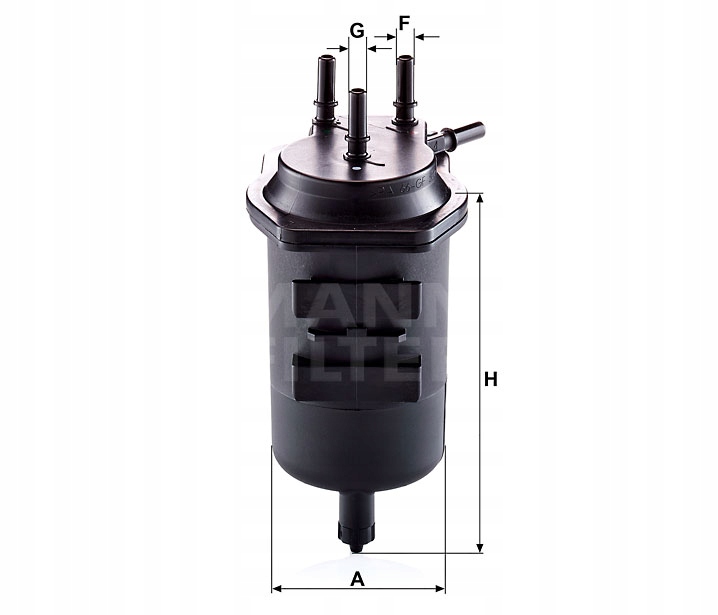 Фільтр пального mann фільтр wk 939/4 Ціна