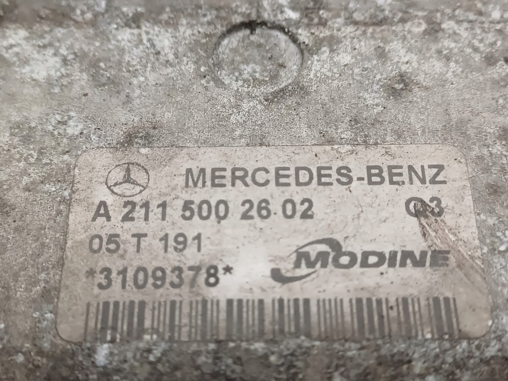 Mercedes w211 3.0 cdi 02- інтеркулер a2115002602 Київ
