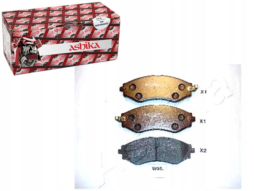 фото №1, Тормозные колодки тормозные chevrolet evanda 2.0 ashika