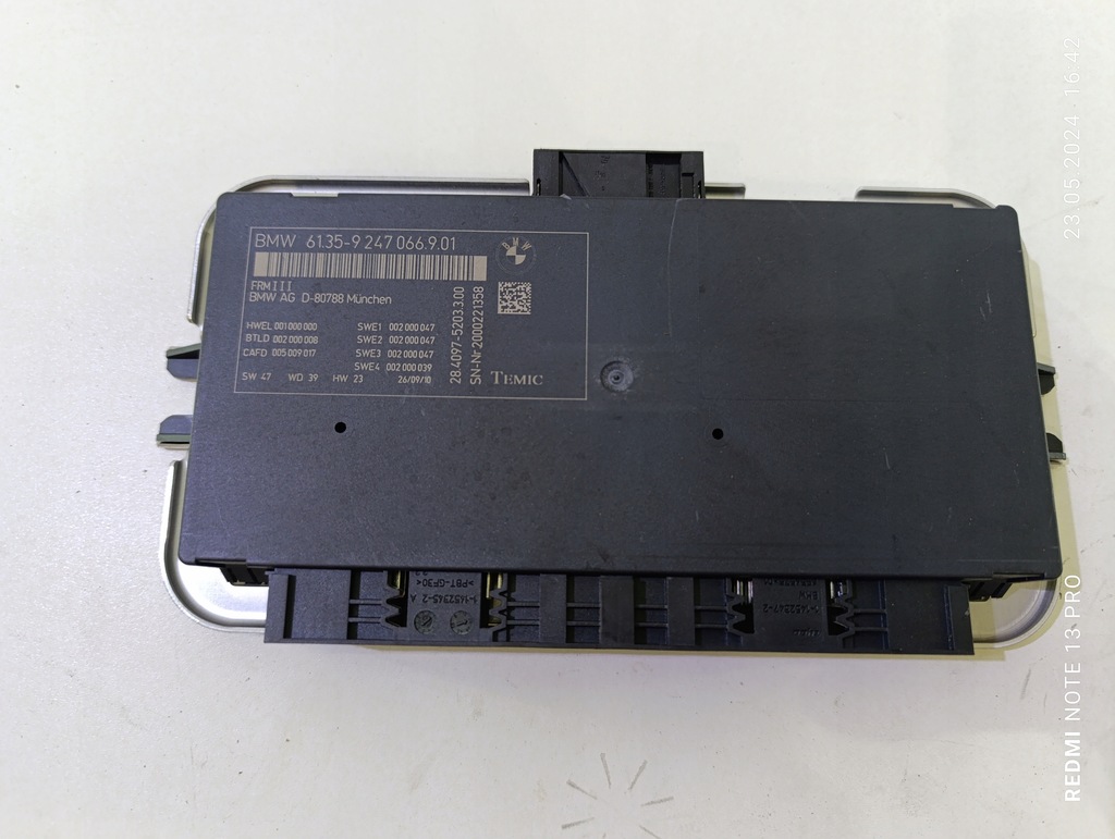 фото №1, Bmw f25 x3 модуль света 9247066