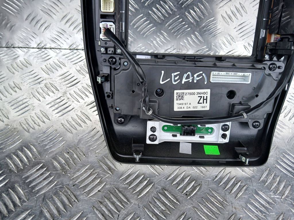 фото №14, Nissan leaf i ze0 панель средний решётка обдув рамка 682603nl0a 2015r