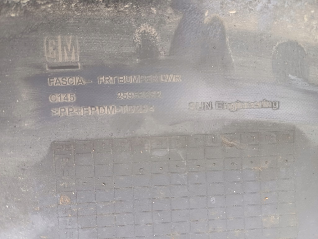 фото №9, Opel antara lift накладка-спойлер спойлер dół бампера перед накладка оригинал молдинг