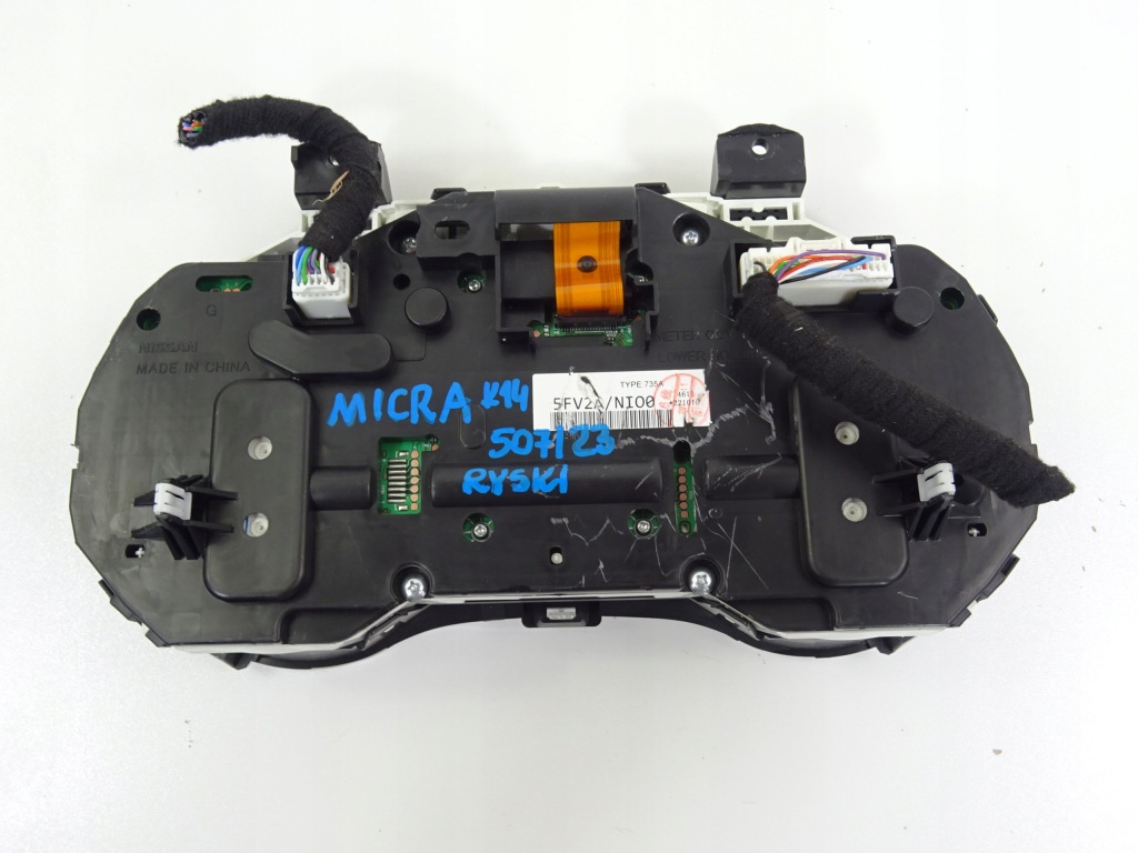 фото №13, Micra k14 счетчик приборная панель колодка 5fv2a/nio0 2017-