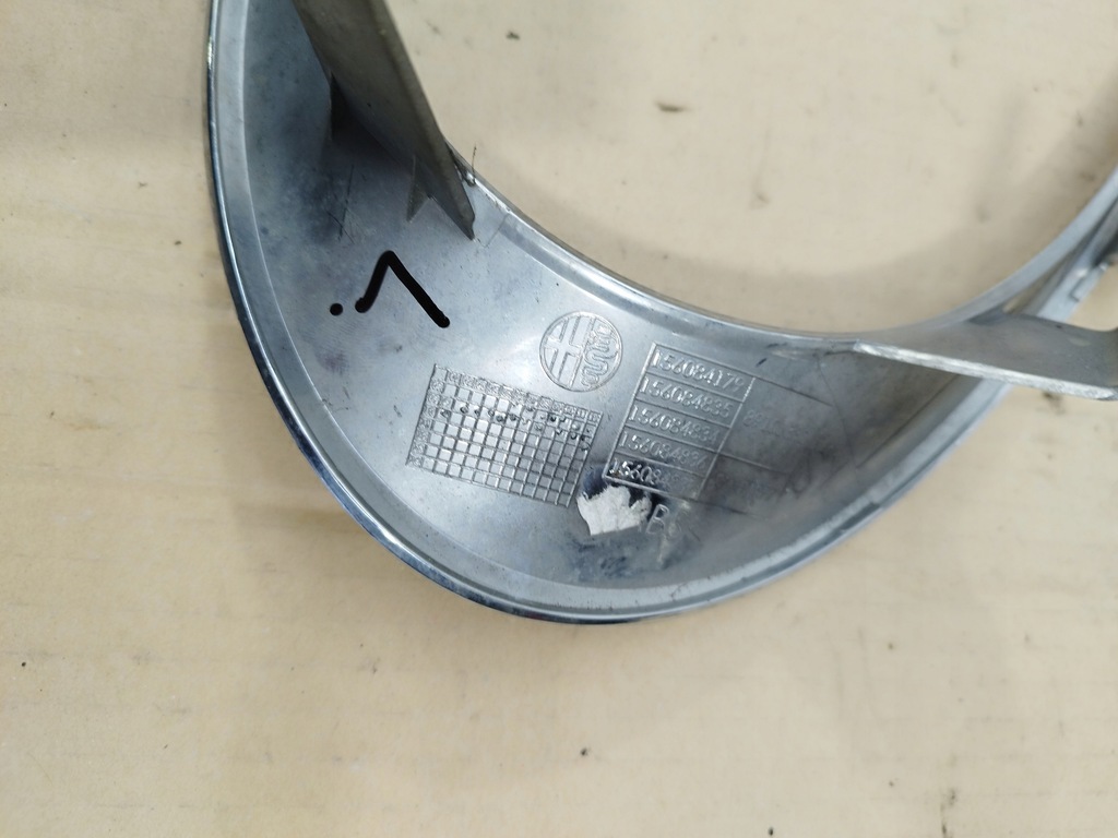 фото №7, Захист хром панель фари рамка лампи ліва перед alfa romeo mito 2008-2016