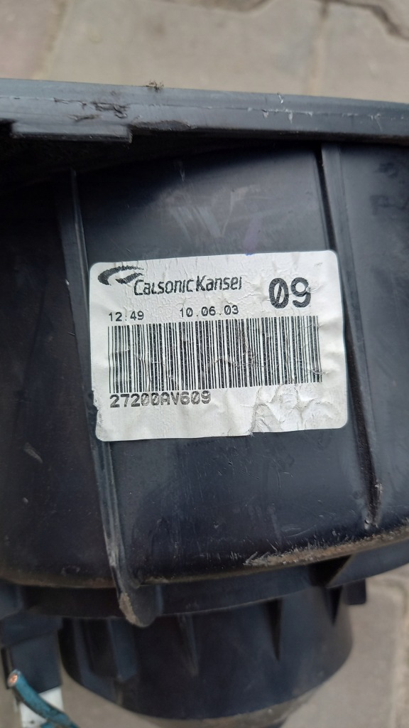 фото №3, Вентилятор отопителя nissan primera