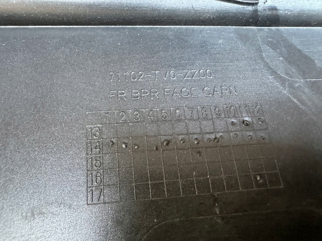 фото №14, Honda civic ix 9 11-14r накладка молдинг накладка бампера перед передня