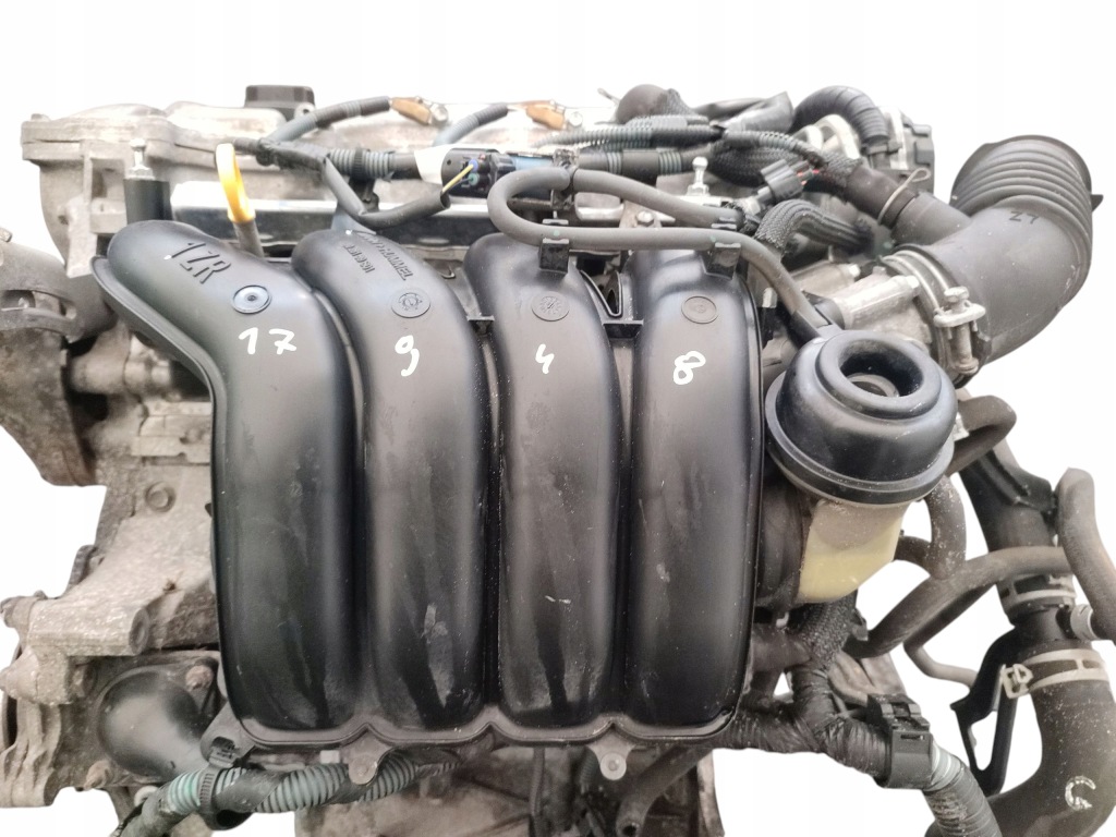 Двигун комплектний  corolla e18 1.6 valvematic 132km 1zr-fae 208 tyś film Недорого