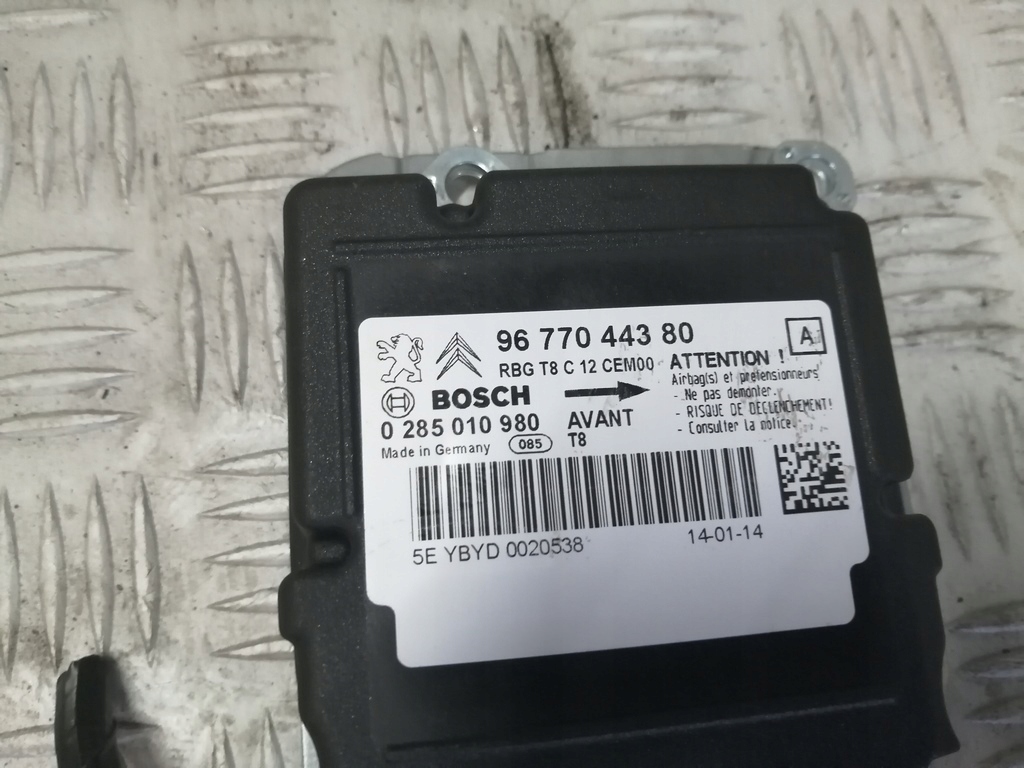 фото №5, Peugeot 3008 i датчик подушка безпеки модуль 9677044380 справний