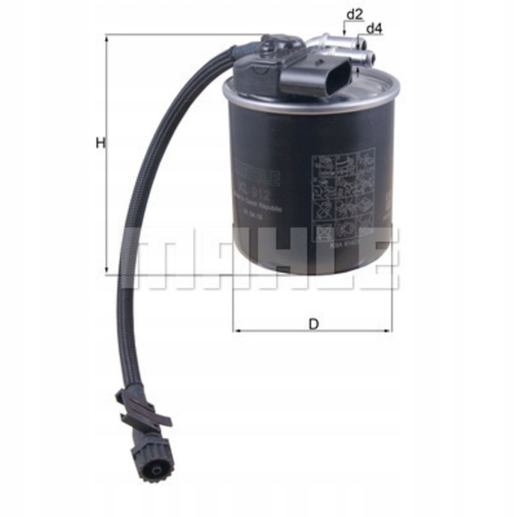 Фильтр топливной  knecht kl 912 Доставка