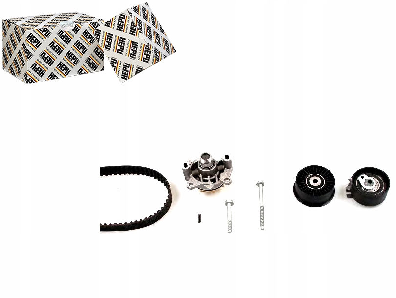 фото №1, Hepu pk09560 насос водяна + набір ремінь розподільного валу