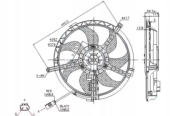 фото №2, Nissens вентилятор радиатора с корпус mini r56
