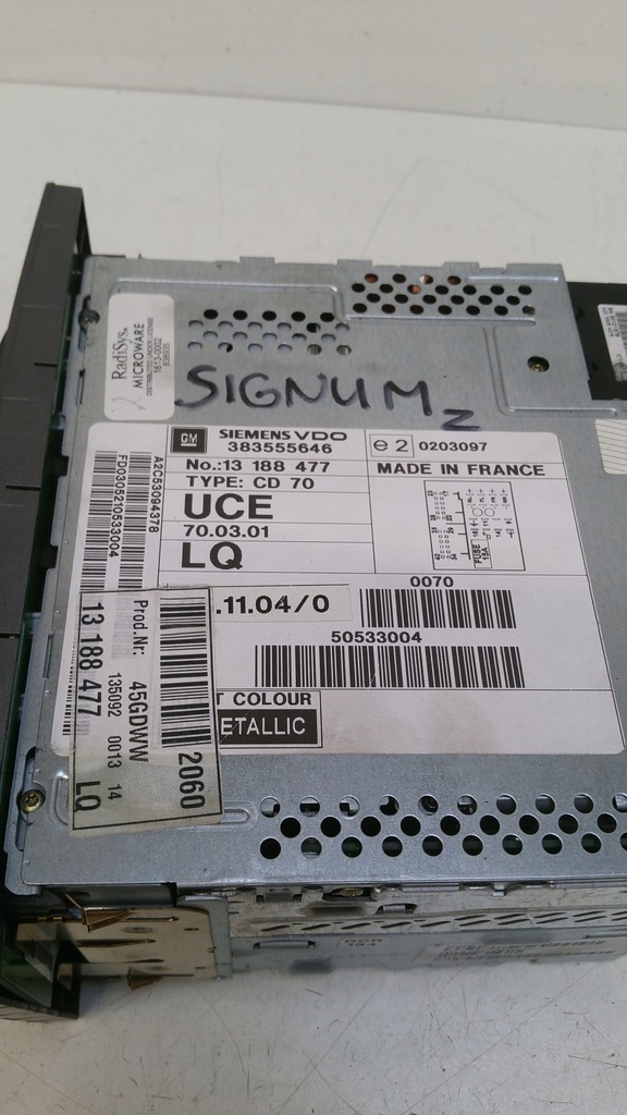 фото №5, Считыватель navi 13188477 opel signum