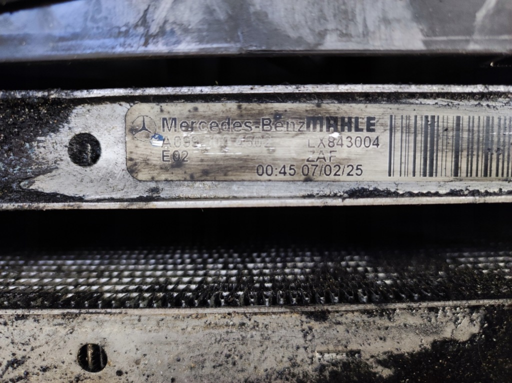 Радиатор воды кондиционера вентилятор радиатор #1 mercedes c klasa w206 Цена