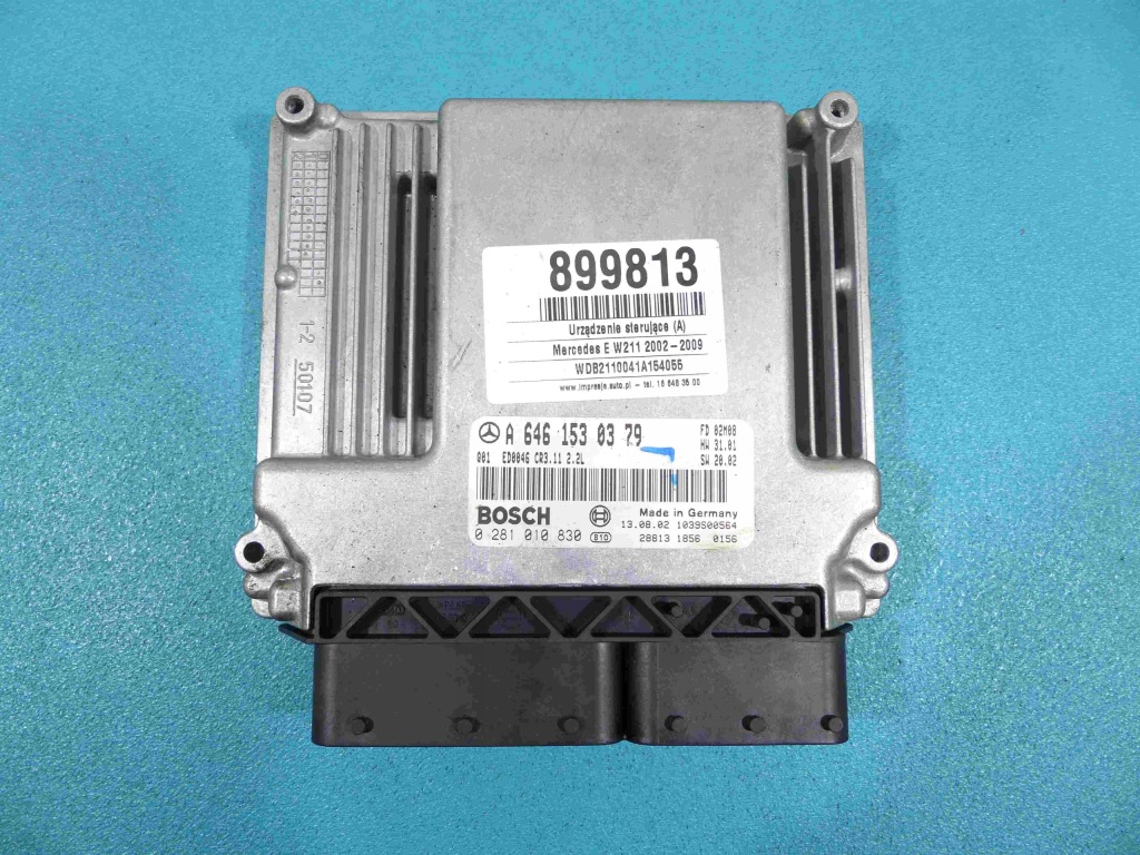фото №1, Бортовой компьютер 0281010830 mercedes w211 02-09 2.2 cdi