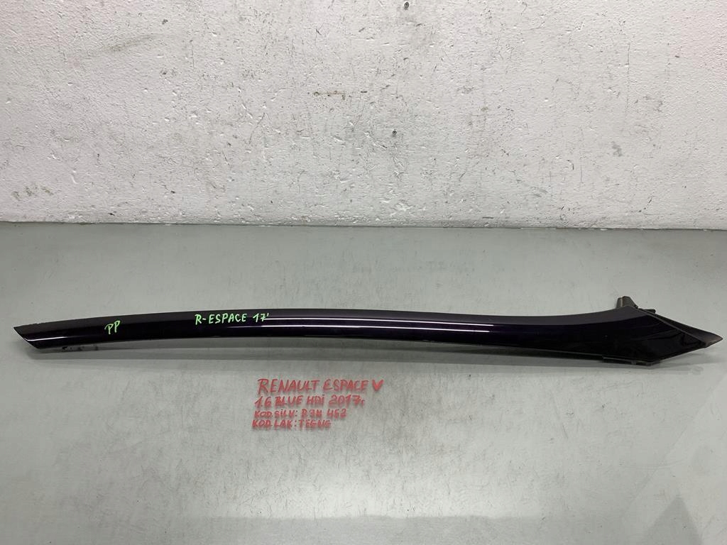 фото №1, Молдинг стекло лобовое правый перед renault espace v 1.6 bdci 17 r 727601597r