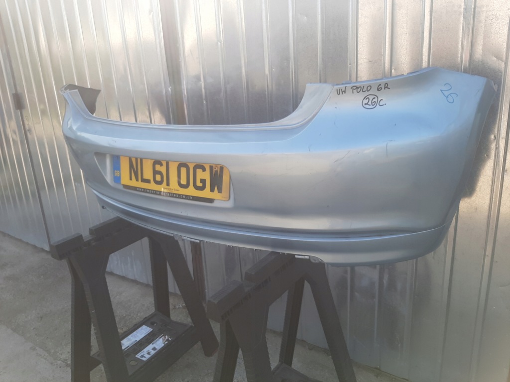 фото №9, Бампер задній vw polo 6r v 5 2007-2014 5 двері лак ld5m r-line