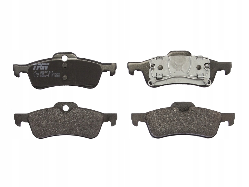 фото №1, Trw gdb1477 набір гальмівних колодок гальмівних, гальма дискові