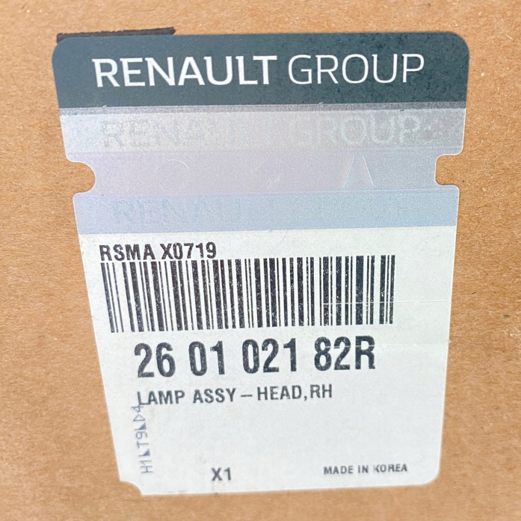 Nowa оригинальный номер лампа правый перед renault latitude 260103438r Киев