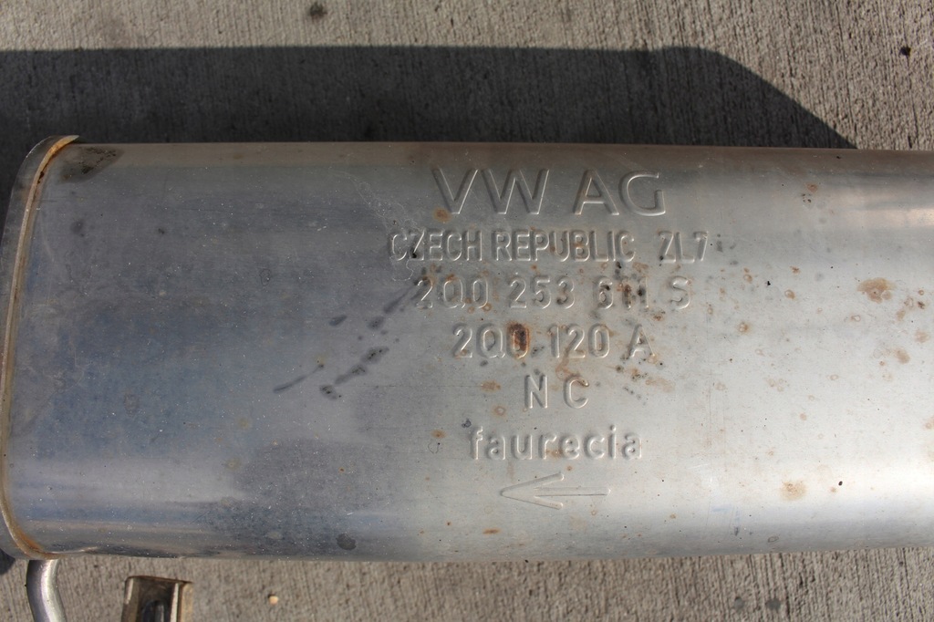 фото №6, Гасник вихлоп skoda fabia 4 iv 22r. 1.0tfsi