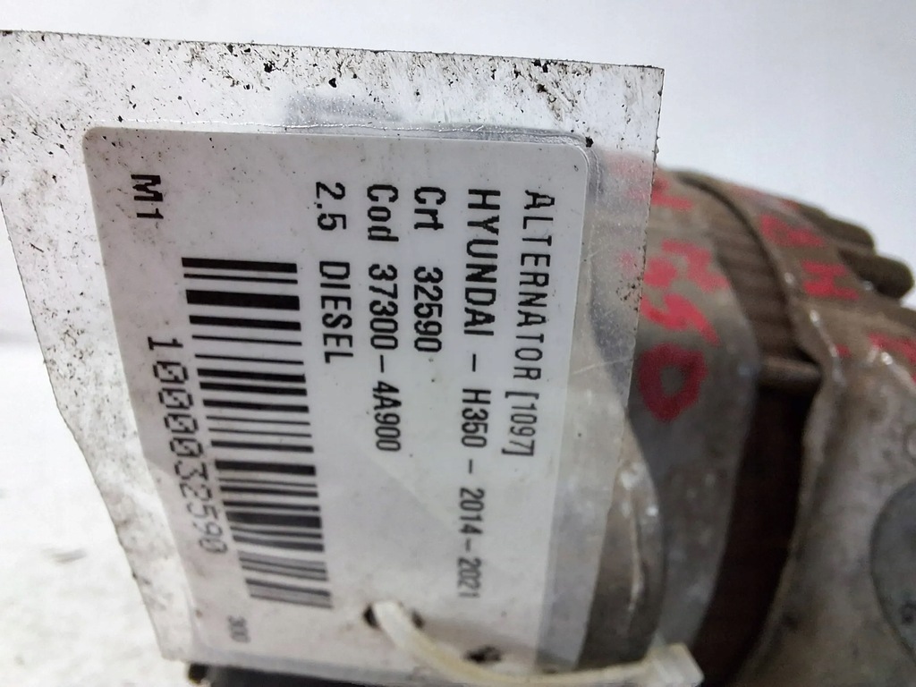 фото №5, Генератор 37300-4a900 hyundai h350 14-