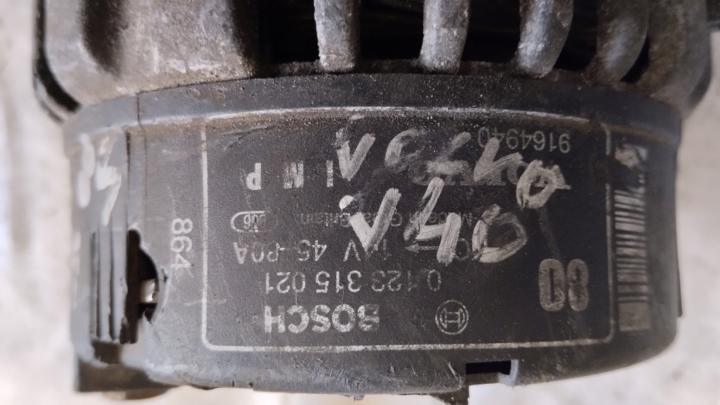 Генератор volvo v40 1 s40 1 1.8b 1.8 b 0123315021 с Разборки