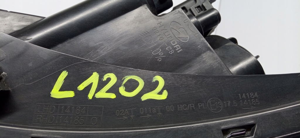 фото №15, Hyundai i20 ii 14- лампа фара левый перед обычная 92101-c8000