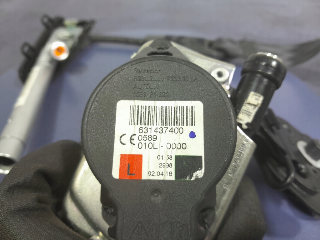 фото №5, Renault megane iv pas безпеки натягувач лівий перед 631437400