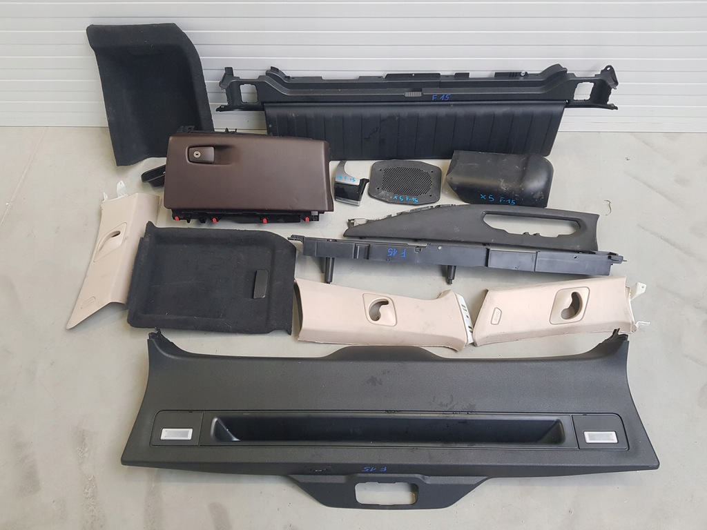 фото №14, Салон сидіння заднє сидіння обшивки пластики bmw x5 f15