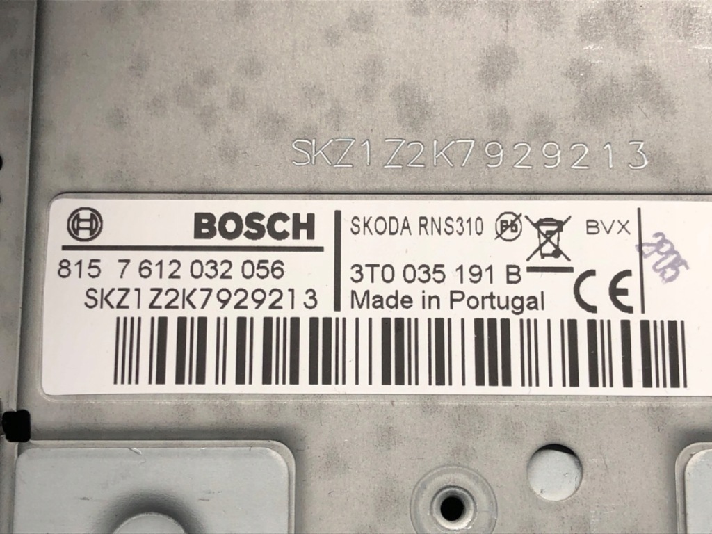 фото №6, Радио skoda superb ii 3t0035191b 09-15 тюнер