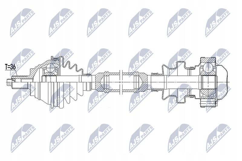 фото №2, Привідний вал npw-vw-164 nty