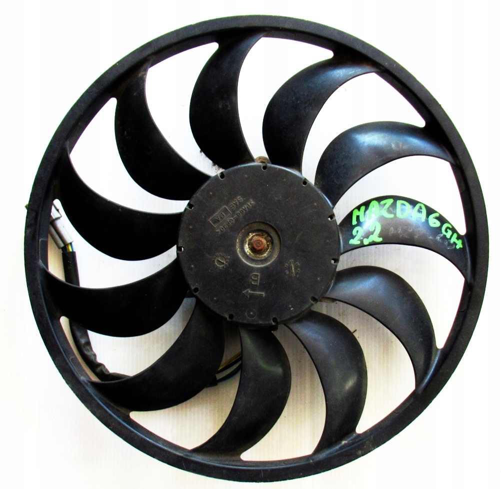 фото №1, Mazda 6 gh 2.2 вентилятор радіатора