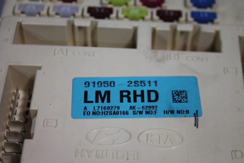 фото №8, Модуль блок керування bsi 91950-2s511 hyundai ix35 09-15