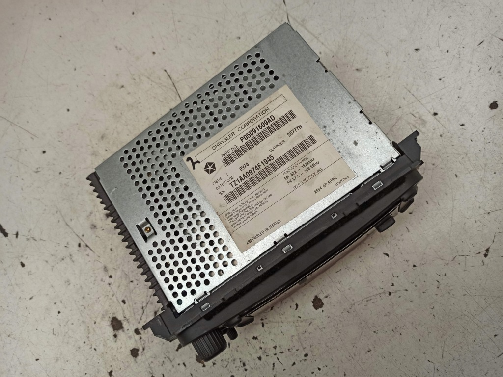 фото №3, Chrysler voyager doge jeep радіо cd касети p05091609ad