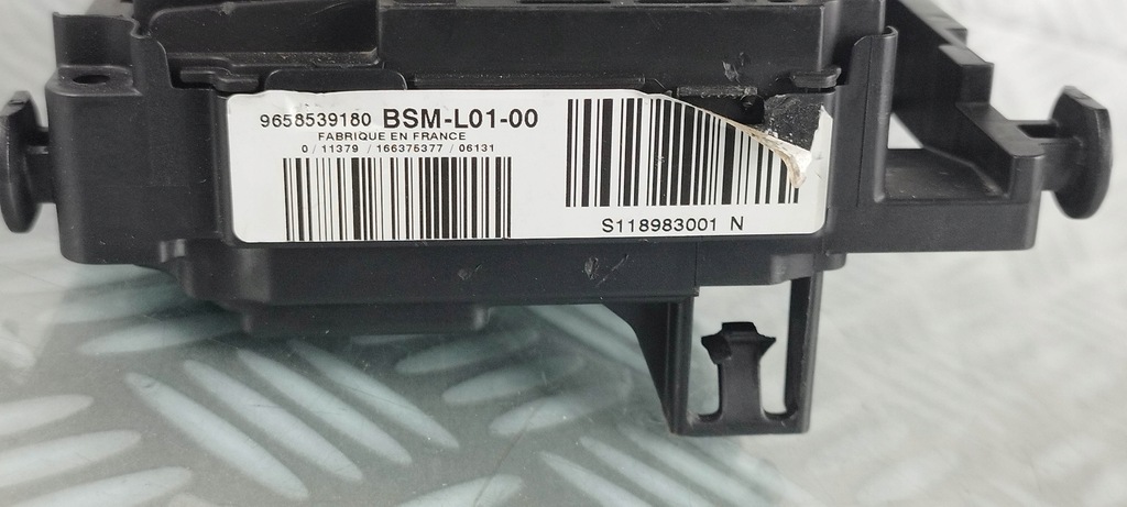 фото №7, 9658539180 s118983001n модуль коробка блок управления bsm l01-00 peugeot citroen