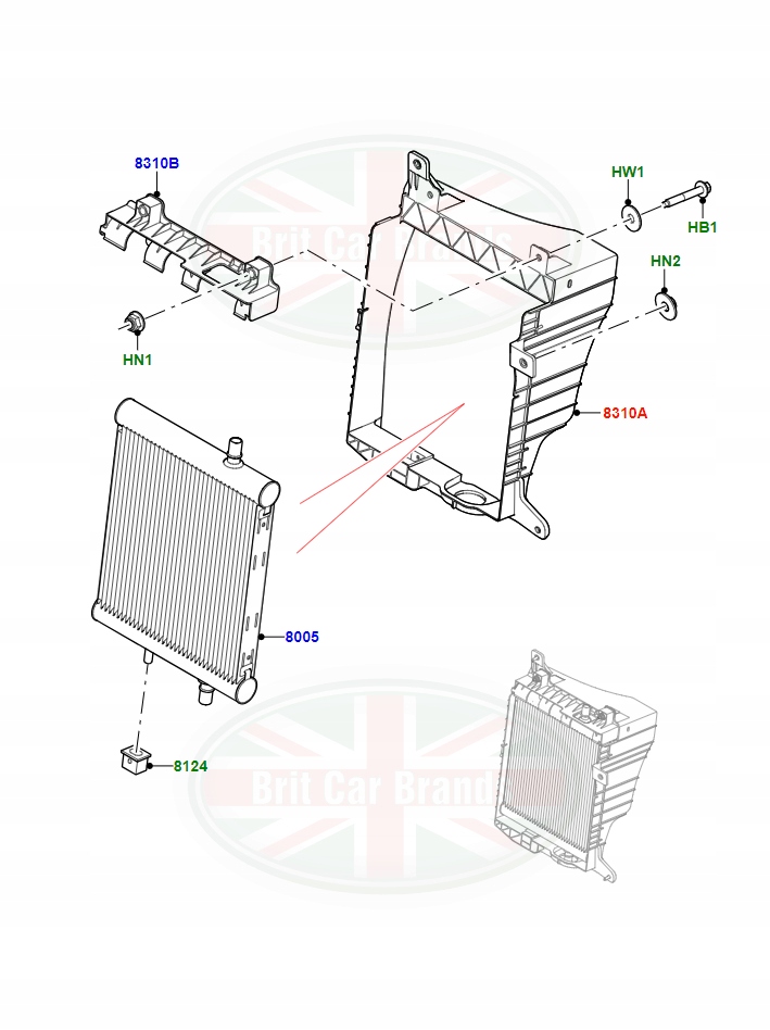 фото №2, Правий дефлектор повітропровід повітря land rover defender l663 lr128286