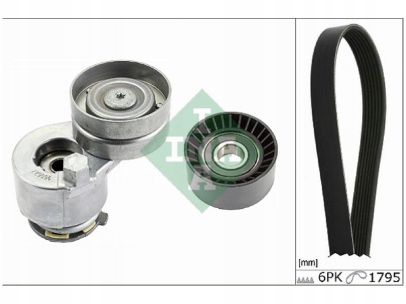 фото №2, Набір ремінь клиновий renault avantime 2.0 vel satis 2.0 master ii 1.9