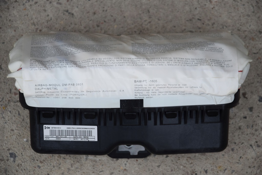 фото №5, Fiat linea приборная панель подушка безопасности подушка датчик kpl