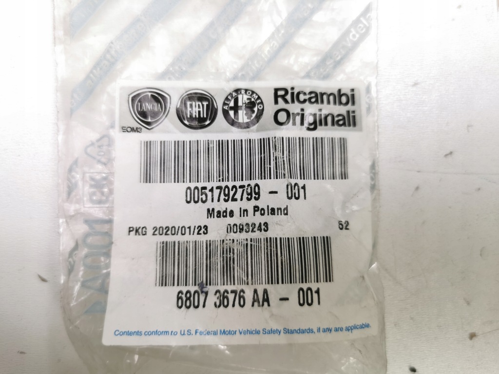 фото №8, Кронштейн na конденсатор кондиционера fiat 500 2007- оригинальный номер 51792799