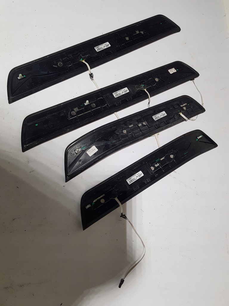 фото №4, Накладки порогові led права ліва перед задня комплект bmw f07 молдинг